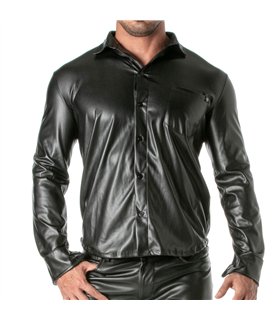 Langarmshirt Schwarz – Figurbetont mit leichtem Flare & hohem Tragekomfort | TOF Paris