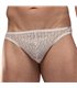 String Slip Weiß mit elastischer Spitzenkante  | TOF Paris