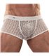 Boxershorts Herren Weiß – Stretch Spitze, Slim Fit, Low Waist | TOF Paris
