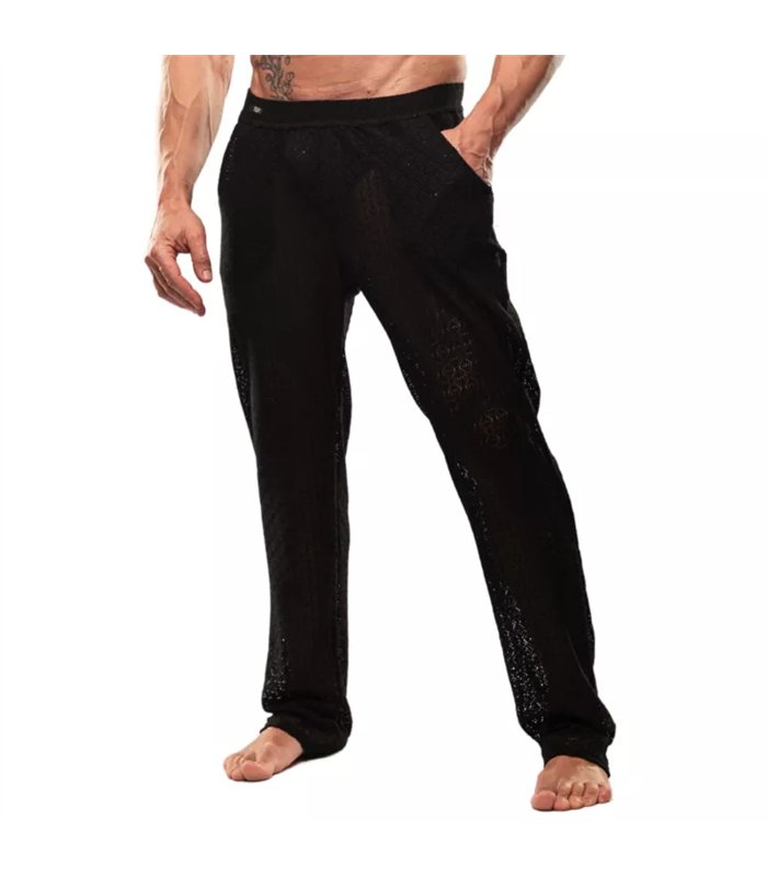 Hose Riviera – Sommerleicht, taillenbetont mit FlaRot-Cut, Schwarz | TOF Paris