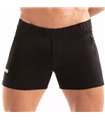Sportliche Shorts mit Reißverschlusstaschen & Slim Fit, Schwarz | TOF Paris