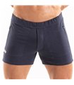 Herren Shorts Marineblau mit Reißverschlusstaschen & Slim Fit | TOF Paris