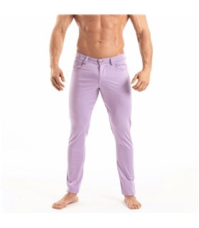Herren Chino Pants – Stretchkomfort & schlanke Passform, lila | TOF Paris