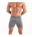 Chino Shorts Herren Slim Fit mit Stretch & 5 Taschen Grau | TOF Paris