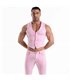 Herren Chino Weste Slim Fit Stretchkomfort – pink, elegant | TOF Paris