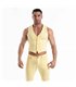 Chino Weste Slim Fit Stretch Gelb – Elegante Passform & Komfort | TOF Paris