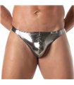 Thong Herren Silber – Metallic Look, Ergonomisch & Schnell trocknend | TOF Paris