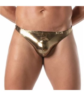 Herren-String Thong Gold – Ergonomisch, metallic & schnell trocknend | TOF Paris