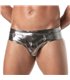 Herren-Slip Fiesta Silber – Metallic Look & Sexy Komfort | TOF Paris