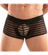 Boxershorts Mykonos Schwarz – Hinten offen mit Spitze & Komfortbund | TOF Paris
