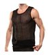 Tanktop aus Spitze mit Häkel-Optik – Elegant und leicht – Schwarz | TOF Paris