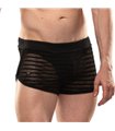 Shorts Sheer Mykonos Schwarz – Sexy High-Cut mit Rippbund | TOF Paris