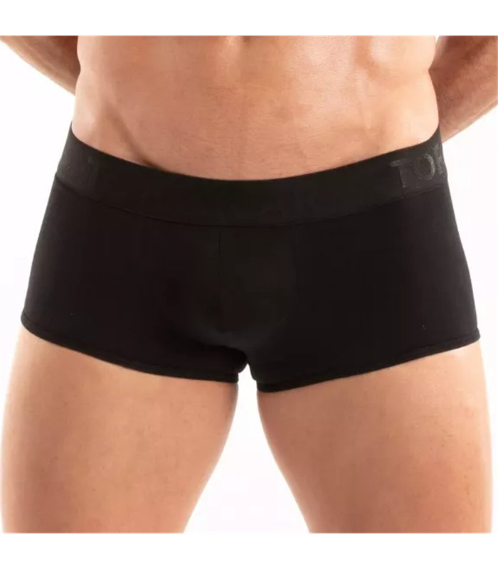 Boxershorts mit edlem Satinbund – weich & komfortabel, Schwarz | TOF Paris