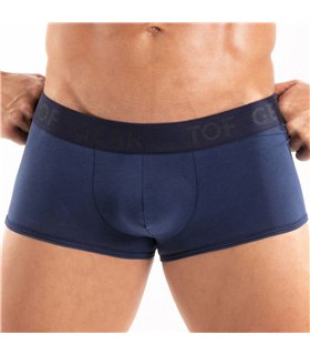 Boxershorts Herren Marineblau mit edlem Satinbund und Komfort | TOF Paris