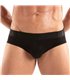 Slip Herren Schwarz, weicher Baumwollstoff & edler Jacquard-Bund | TOF Paris