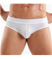Slip Herren weiß, weiche Baumwolle & Satin-Jacquard Bund | TOF Paris Slip Herren weiß, weiche Baumwolle & Satin-Jacquard Bund | TOF Paris