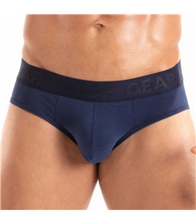 Slip Herren Marineblau – Weicher Baumwollkomfort mit Satin-Bund | TOF Paris