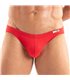 Bikini Slip Rot – Weicher Baumwoll-Mix mit Logo-Bund | TOF Paris