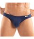 Bikini Slip Marineblau – Weicher Baumwoll-Stretch, Logo-Bund | TOF Paris