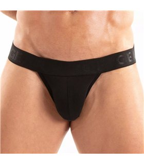 Jockstrap Herren Schwarz – Weicher Baumwollkomfort mit Jacquard-Bund | TOF Paris