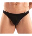Herren String Schwarz – Weicher Stretch-Baumwollkomfort, Perfekte Passform | TOF Paris