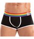 Herren Trunk Pride – Bunter Bund & Ultraweicher Stretchkomfort, Schwarz | TOF Paris