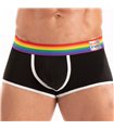 Herren Trunk Pride – Bunter Bund & Ultraweicher Stretchkomfort, Schwarz | TOF Paris