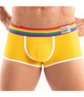 Herren Trunk Gelb – Bunter Komfort mit Rainbow-Taillenbund | TOF Paris