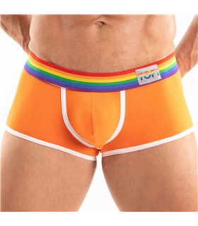 Herren Trunk Pride – Bunte Regenbogen-Bund, Ultraweich, Orange | TOF Paris