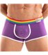 Herren Trunk Pride – Bunte Rainbow Bund, weicher Stretchkomfort, Lila | TOF Paris