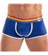 Herren Trunk Pride – Bunter Stretch-Komfort mit Regenbogenbund, Royal Blau | TOF Paris