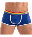 Herren Trunk Pride – Bunter Stretch-Komfort mit Regenbogenbund, Royal Blau | TOF Paris