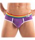 Herren Slips Pride – Bunter Bund, Figurbetont & Komfortabel, Lila | TOF Paris