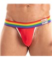 Jockstrap Herren Rot – Bunter Bund, sexy & atmungsaktiv | TOF Paris