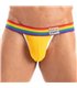 Jockstrap Gelb – Sexy Stretch, Rainbow Bund, perfekte Passform | TOF Paris