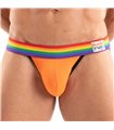 Jockstrap Herren – Sexy Pride-Design mit weichem Stretchstoff, Orange | TOF Paris