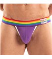 Jockstrap Pride Lila – Bunter Bund, perfekter Halt & Komfort, Lila | TOF Paris