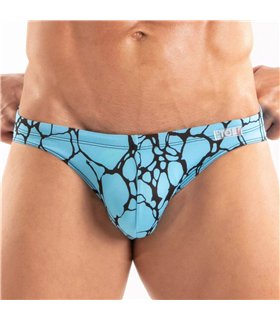 Herren Swim Bikini Blau – Ultra High-Cut & Sculpting Beutel | TOF Paris