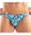 Herren Swim Bikini Blau – Ultra High-Cut & Sculpting Beutel | TOF Paris