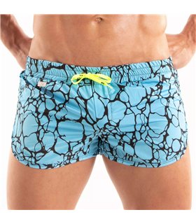 Mini Badeshorts Herren Blau – Eng geschnitten, atmungsaktiv & stylish | TOF Paris