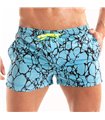 Herren Badeshorts Blau mit Innenslip & seitlichen Taschen | TOF Paris