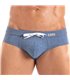 Badehose Denim-Optik – stylisch, schnell trocknend & robust, Blau | TOF Paris