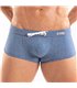 Badeshorts Denim-Optik – schnelltrocknend & UV-beständig, Blau | TOF Paris
