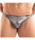 Herren Bade-String Silber – Metallic Glanz & perfekter Sitz | TOF Paris