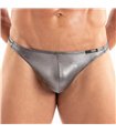 Herren Bade-String Silber – Metallic Glanz & perfekter Sitz | TOF Paris