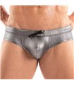 Herren Badehose Silber – Metallic Glanz & Perfekte Passform | TOF Paris