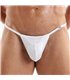 Herren Microfaser String – Push-Up Support & Minimalist Design Weiß | TOF Paris