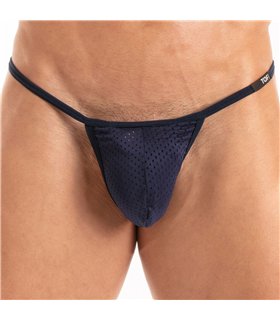 Herren String Thong Marineblau – Komfort & Push-Up Effekt, minimalistisch | TOF Paris
