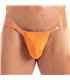 Herren Microfaser String – Push-Up Komfort & Minimalismus Orange | TOF Paris