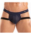 Jockstrap Marineblau – Atmungsaktiv & Ultraweiches Mikrofaser Design | TOF Paris